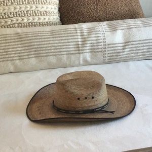 Jason Aldean Cowboy Hat Straw & Leather